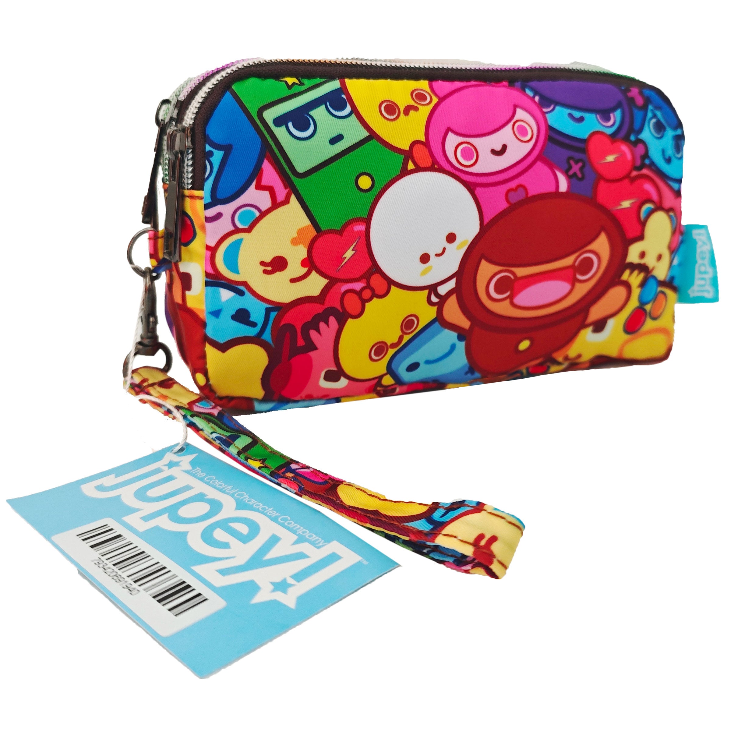 Yum Yum Chocobuns Happy Hearts Wristlet