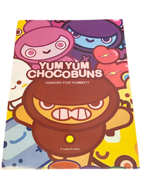 Yum Yum Chocobuns Happy Hearts File Folder