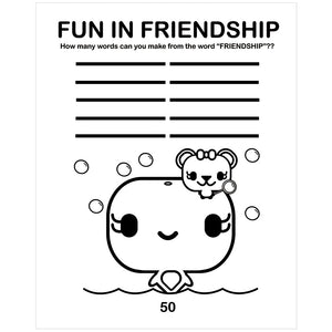 Friendship is Colorful Activity Book